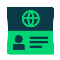 Icono de pasaporte